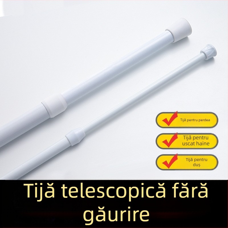 Cortină despărțitoare fără găuri pentru închirieri – utilizare casnică, perdele pentru dormitor, ușă și bucătărie, protecție împotriva prafului și intimitate