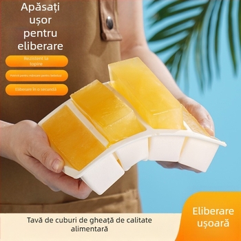 Formă lungă din silicon pentru gheață pentru baruri – siliciu alimentar, înghețare rapidă, eliberare ușoară