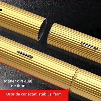 Shijie Curățător de geamuri pentru uz casnic cu tijă telescopică extinsă, ștergere pe o singură parte, din oțel inoxidabil, manual