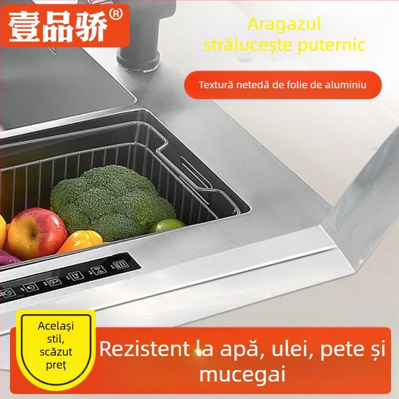 Bandă de etanșare pentru spațiile dintre chiuvetă și bucătărie, anti-mucegai, impermeabilă, rezistentă la umezeală, umple goluri