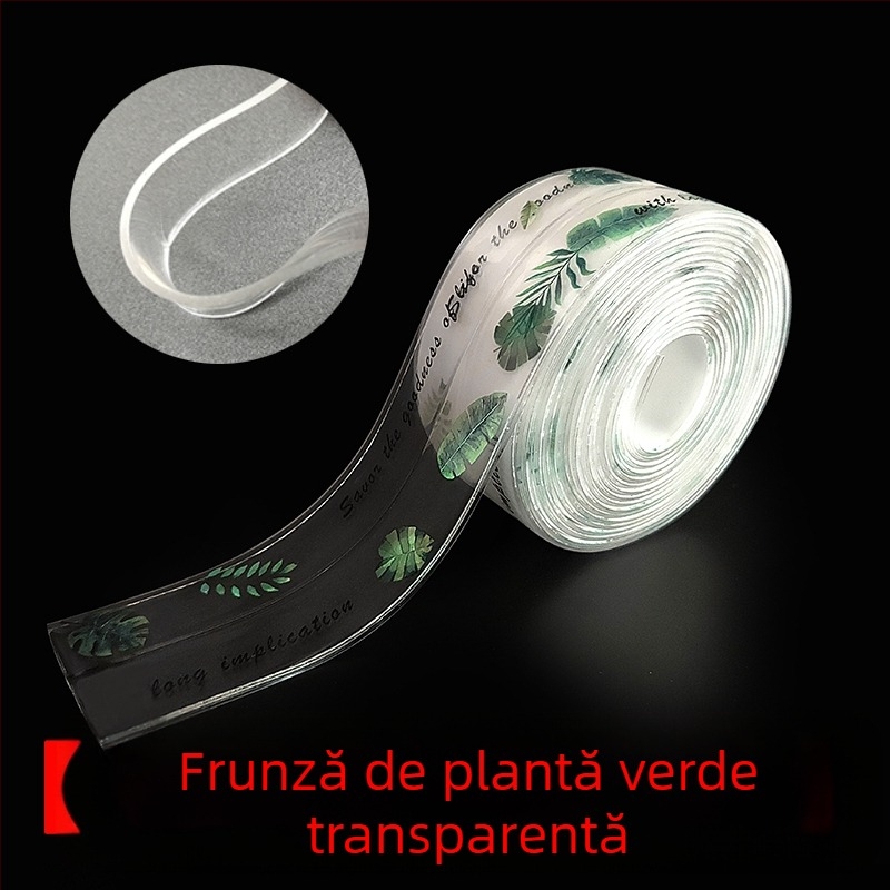 Bandă de etanșare pentru spațiile dintre chiuvetă și bucătărie, anti-mucegai, impermeabilă, rezistentă la umezeală, umple goluri