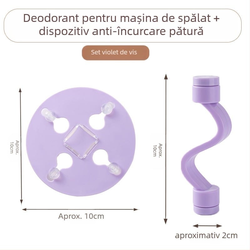 Încușor pentru ușa mașinii de spălat cu știft magnetic, ventilație anti mucegai și miros – fără montaj, material plastic (80% plastic nou)