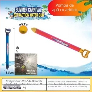 Pistol de apă – jucărie pentru lupte cu apa, design cu presiune înaltă, mecanism de tras, din plastic, certificare 3C: 2022182202029400, potrivit pentru 7–14 ani