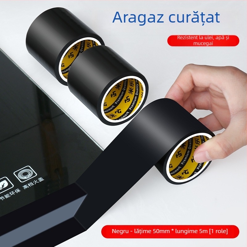 Bandă de etanșare pentru bucătărie și baie — impermeabilă, antimildew, rezistentă la ulei, etanșare pe margini, protecție împotriva umezelii; Material: Metal; Import: Nu; Origine: Altceva; Ambalare: Altceva