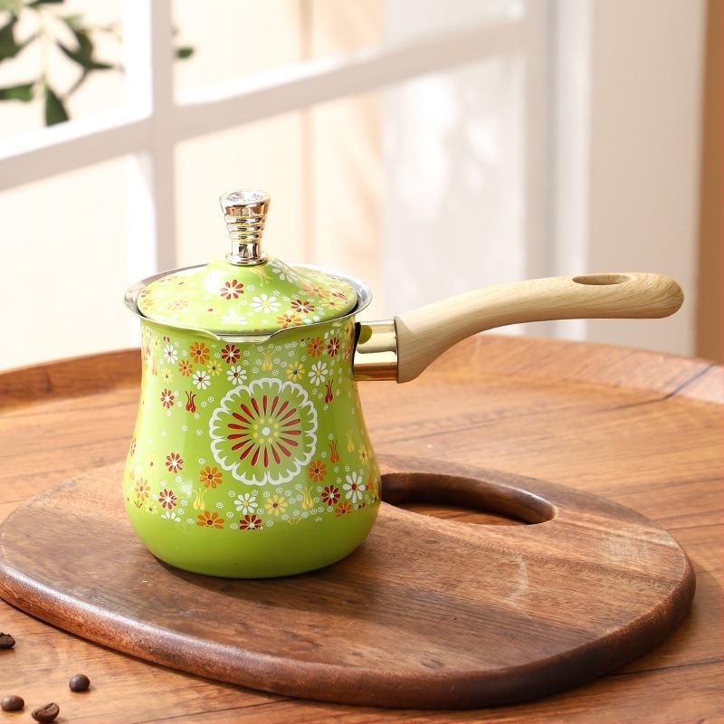 Set de încălzire pentru ibric turcesc, din oțel inoxidabil, stil lux retro, pentru cafea, personalizabil