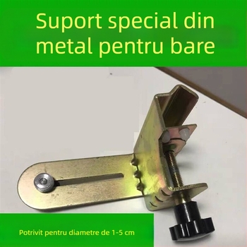 Accesoriu de nivel cu tijă telescopică – suport din fier, tavă pan/tilt din plastic, tijă reglabilă, funcționare pe bază de laser