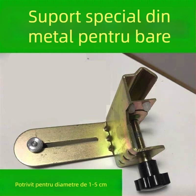 Accesoriu de nivel cu tijă telescopică – suport din fier, tavă pan/tilt din plastic, tijă reglabilă, funcționare pe bază de laser