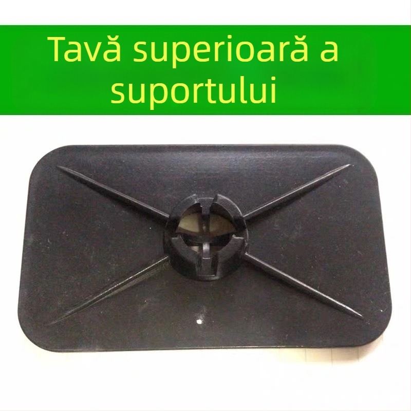 Accesoriu de nivel cu tijă telescopică – suport din fier, tavă pan/tilt din plastic, tijă reglabilă, funcționare pe bază de laser