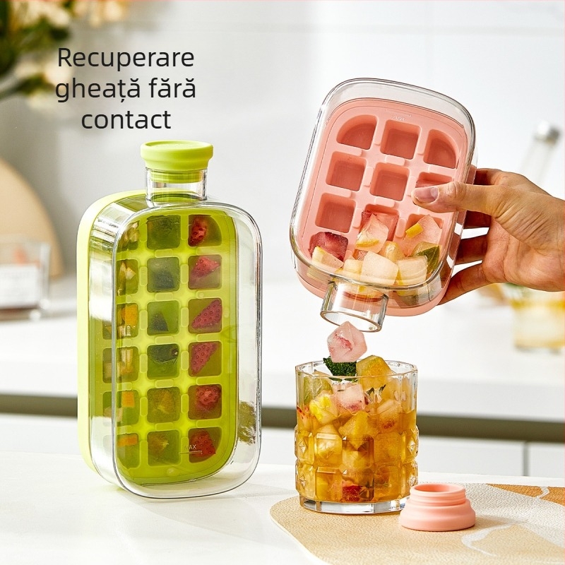  Tavă pentru gheață din silicon, formă neregulată, personalizabilă, eliberare ușoară, capacitate sub 300 ml