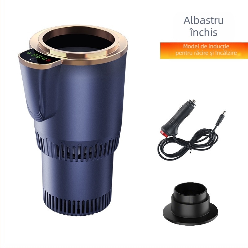 Cană auto duală – pentru băuturi calde și reci, 36W, model R-8022, ABS+aliaj de aluminiu, Cool Car Star