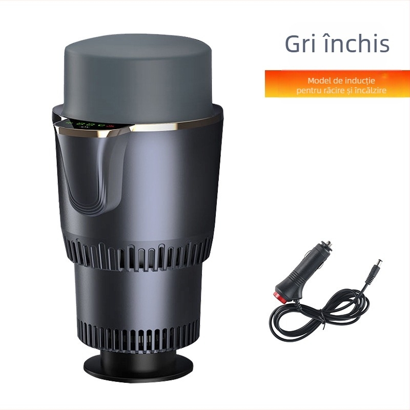 Cană auto duală – pentru băuturi calde și reci, 36W, model R-8022, ABS+aliaj de aluminiu, Cool Car Star