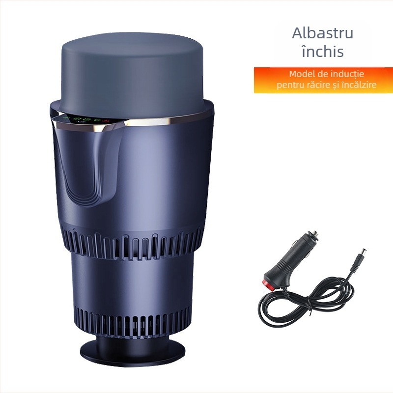 Cană auto duală – pentru băuturi calde și reci, 36W, model R-8022, ABS+aliaj de aluminiu, Cool Car Star