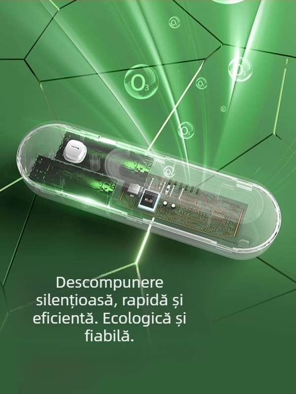 Purificator de aer cu deodorare și sterilizare, păstrează prospețimea și purifică aerul; zgomot sub 36 dB, debit de aer 50 m3/h, potrivit pentru încăperi până la 10 m², filtru compozit