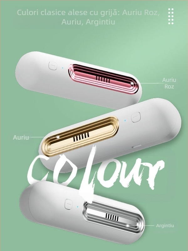 Purificator de aer cu deodorare și sterilizare, păstrează prospețimea și purifică aerul; zgomot sub 36 dB, debit de aer 50 m3/h, potrivit pentru încăperi până la 10 m², filtru compozit