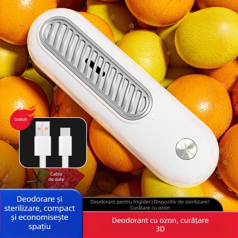 Purificator de aer cu deodorare și sterilizare, păstrează prospețimea și purifică aerul; zgomot sub 36 dB, debit de aer 50 m3/h, potrivit pentru încăperi până la 10 m², filtru compozit