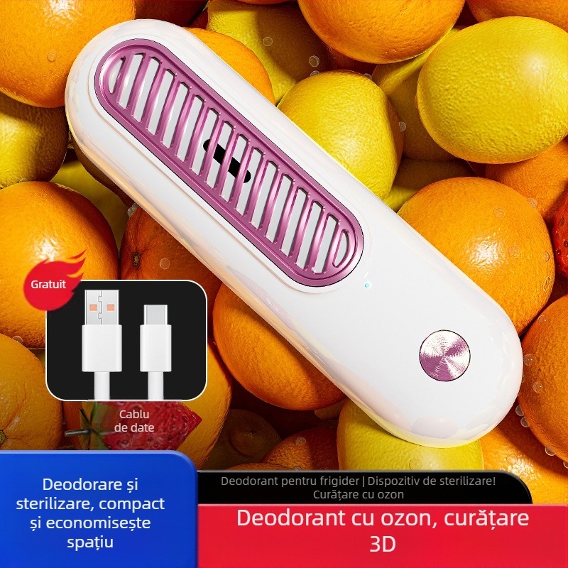 Purificator de aer cu deodorare și sterilizare, păstrează prospețimea și purifică aerul; zgomot sub 36 dB, debit de aer 50 m3/h, potrivit pentru încăperi până la 10 m², filtru compozit