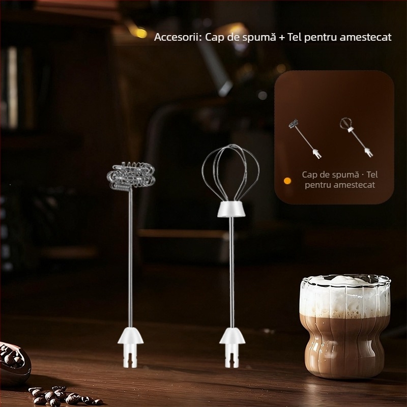 Aparat electric pentru spumare lapte, tel de ouă portabil, cu cap de amestecare, stil modern, origine Jieyang