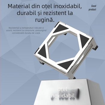 Bază pentru mașina de spălat, cu tambur ridicat, din oțel inoxidabil, model JX00039, bază cu un etaj, CE certificat