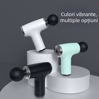 Pistol masaj fascial pentru gât, talie, șolduri, picioare, spate și tălpi — reîncărcabil, mai multe viteze, control mecanic, modele 828/888/858/818