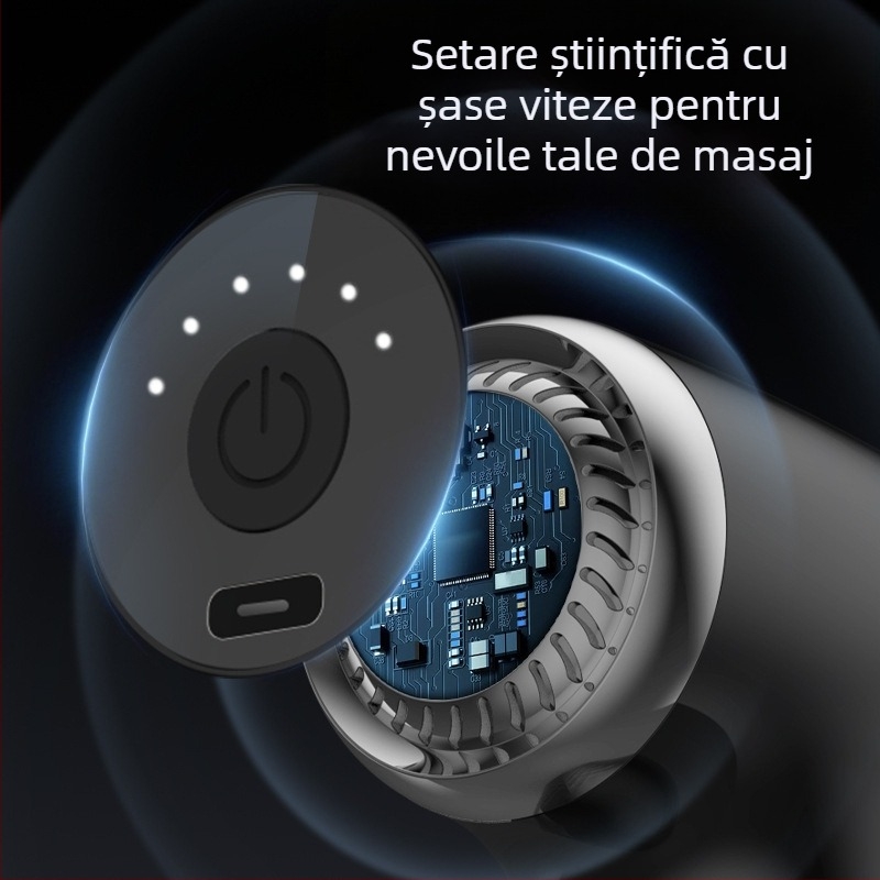 Pistol masaj fascial pentru gât, talie, șolduri, picioare, spate și tălpi — reîncărcabil, mai multe viteze, control mecanic, modele 828/888/858/818