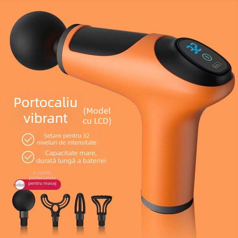 Pistol masaj fascial pentru gât, talie, șolduri, picioare, spate și tălpi — reîncărcabil, mai multe viteze, control mecanic, modele 828/888/858/818