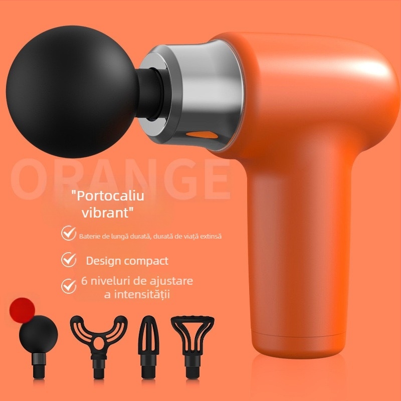Pistol masaj fascial pentru gât, talie, șolduri, picioare, spate și tălpi — reîncărcabil, mai multe viteze, control mecanic, modele 828/888/858/818