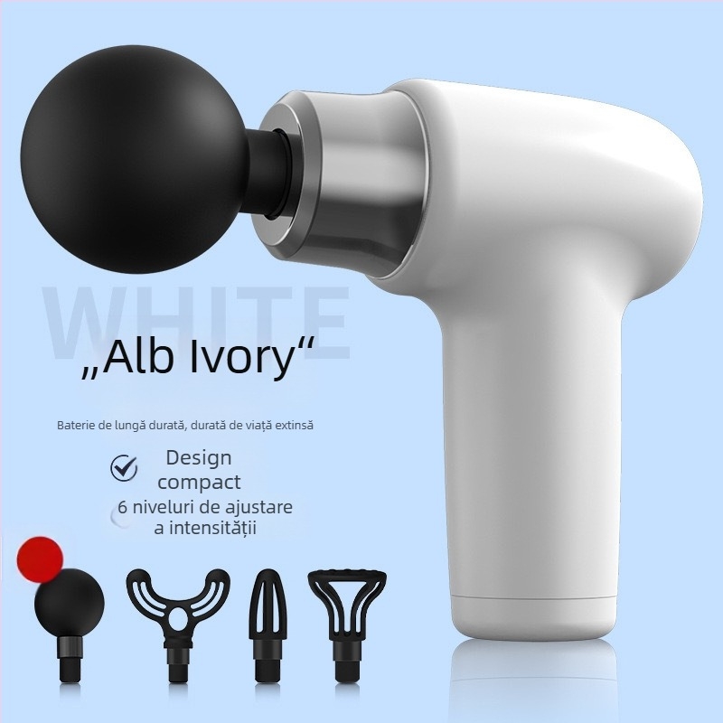 Pistol masaj fascial pentru gât, talie, șolduri, picioare, spate și tălpi — reîncărcabil, mai multe viteze, control mecanic, modele 828/888/858/818