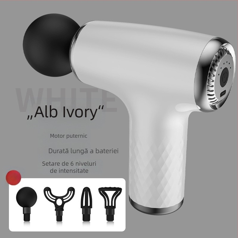 Pistol masaj fascial pentru gât, talie, șolduri, picioare, spate și tălpi — reîncărcabil, mai multe viteze, control mecanic, modele 828/888/858/818