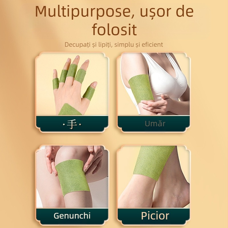 Ai Renyi Pastă pentru teaca tendonului, pentru Moxibustie la încheietura mâinii și degetelor – țesătură nețesută cu amestec de plante, model 00667