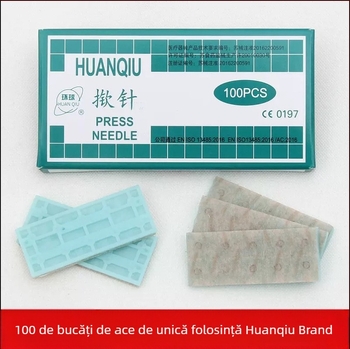 Ac de ridicare de unică folosință pentru acupunctură auriculară — tip: ac lift, duritate medie, marcă Universal Brand