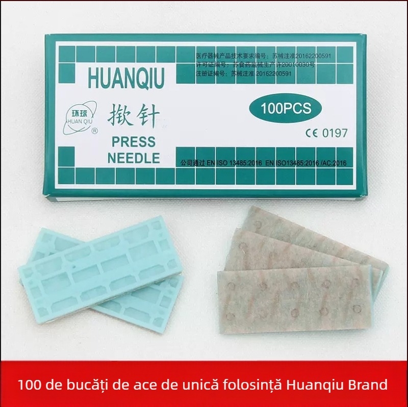 Ac de ridicare de unică folosință pentru acupunctură auriculară — tip: ac lift, duritate medie, marcă Universal Brand