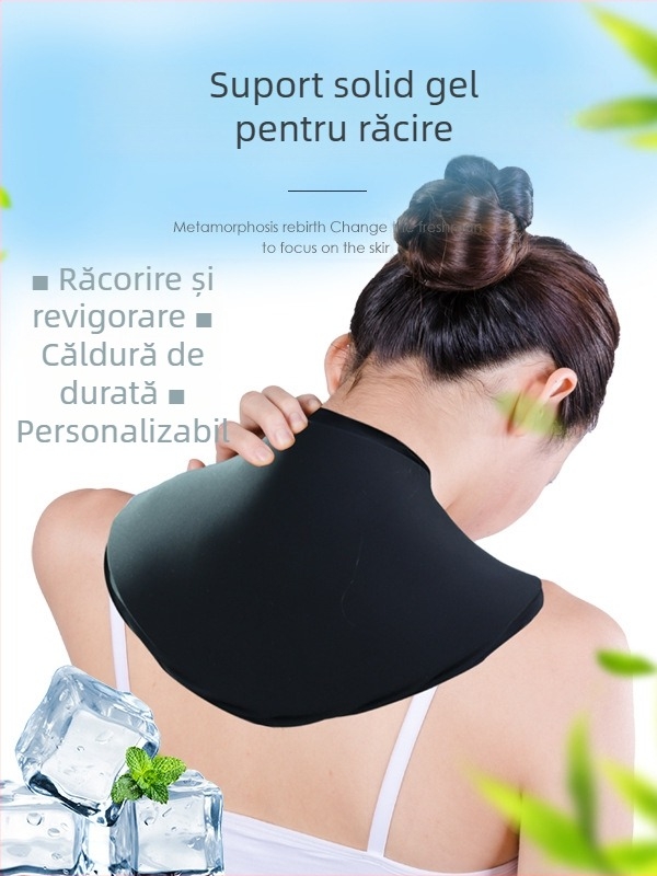 Pachet de gheață pentru umeri și gât, cu spandex, gel tare, potrivit pentru yoga și masaj de sănătate, ambalaj 20 buc.