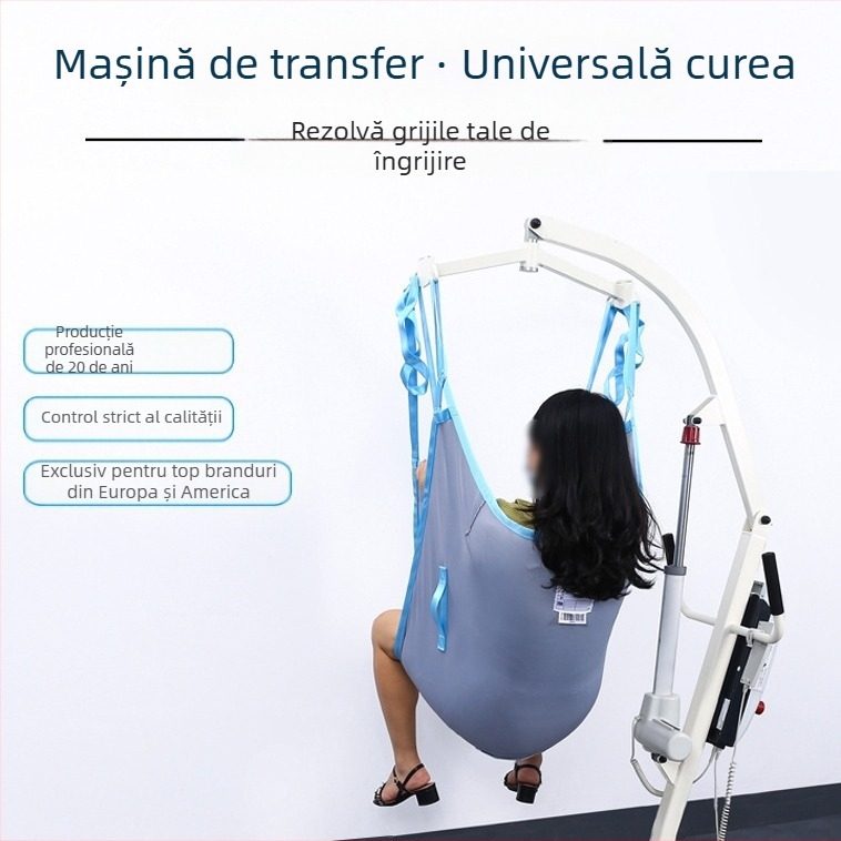 Magic slider sling electric de ridicare pentru vârstnici, modele 40002/40003/40004, material poliester, potrivit pentru zona șoldului, garanție 1 an