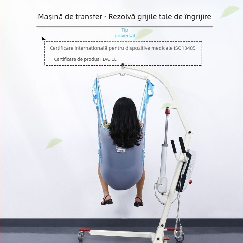 Magic slider sling electric de ridicare pentru vârstnici, modele 40002/40003/40004, material poliester, potrivit pentru zona șoldului, garanție 1 an
