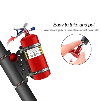 Suport pentru stingător de incendiu pentru UTV/ATV – aliaj de aluminiu, prelucrare CNC, modele generale