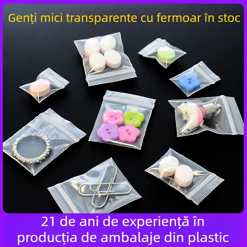 Pungi Ziplock transparente pentru ambalare cadouri, închidere 1–1,5 cm, brand Four Seasons Kangbang, ambalare pentru accesorii telefonice și electronice