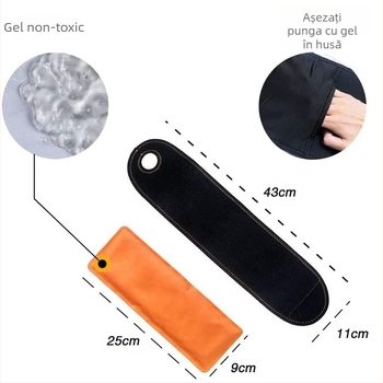 Compresă de încheietură cu gel pentru terapie caldă și rece – gel umplut, material din nailon, protecție pentru încheietură, etichetă privată disponibilă, personalizare