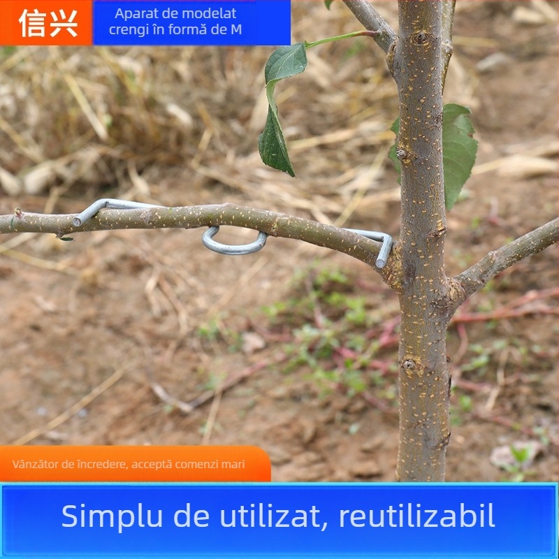 Trăgător de ramuri pentru pomi fructiferi, tip M, fixare și modelare a ramurilor