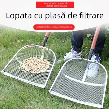 Sită din fier zincat pentru cereale, cu găuri mari și plasă îngroșată, pentru porumb, arahide și castane, personalizabil
