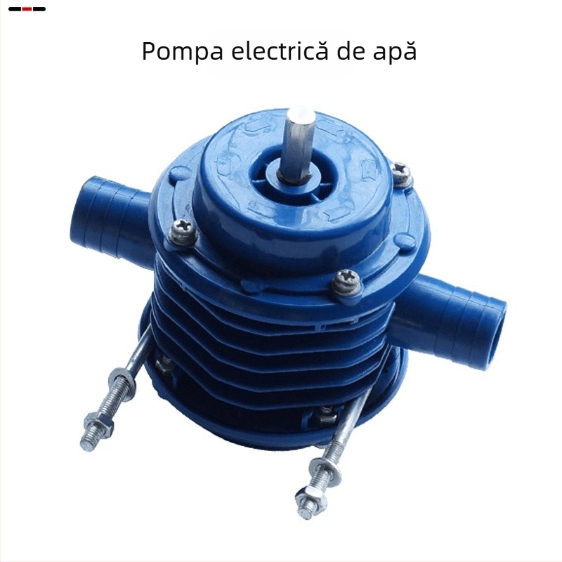 Pompă de apă DC auto-priming, centrifugă, dimensiuni mini, pentru uz casnic, alimentată de la o bormașină manuală