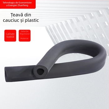 Tub izolant din cauciuc-plastic pentru conducte de climatizare – Clasa B1, utilizare până la 350°C, conductivitate termică 0,035 W/mK, nucleu cu celule închise