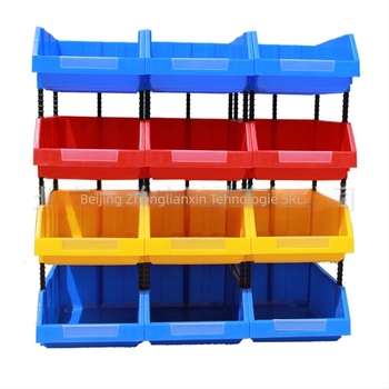 Cutie verticală pentru piese, din plastic, suprafață lustruită, fără capac