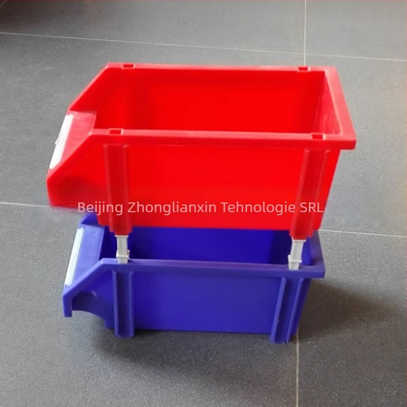 Cutie verticală pentru piese, din plastic, suprafață lustruită, fără capac