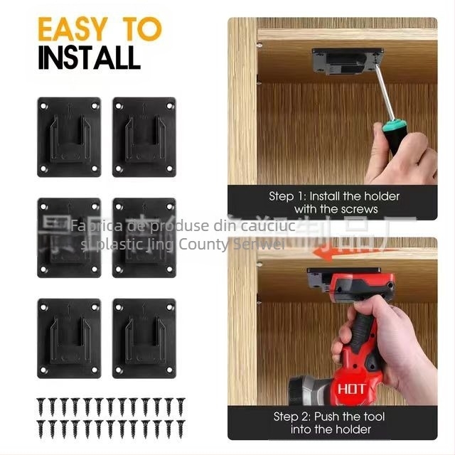 Suport pentru baterii – raft pentru unelte, piese din plastic, Senwei 080