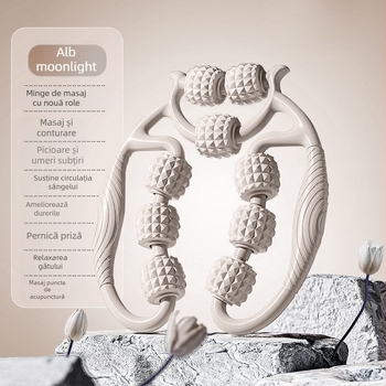 Rola de masaj pentru picioare în yoga, cu clips circular pentru relaxarea mușchilor — Brand LT; Categorie: Accesorii de yoga; Aplicabil: Echipamente de fitness, Masaj de sănătate, Fitness și frumusețe