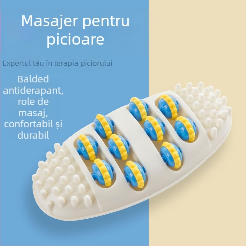 Masajor pentru picioare — portabil pentru uz casnic, masaj cu puncte de acupunctură pentru sănătate și fitness, ambalare într-o cutie de carton