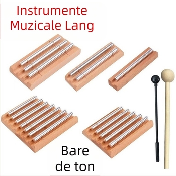 Instrument Orff pentru percuție (Material: lemn de frasin și aluminiu; Brand: Longyin; Categorie: instrument de percuție occidental; Ambalare: altul; Vârstă recomandată: 7-14 ani)
