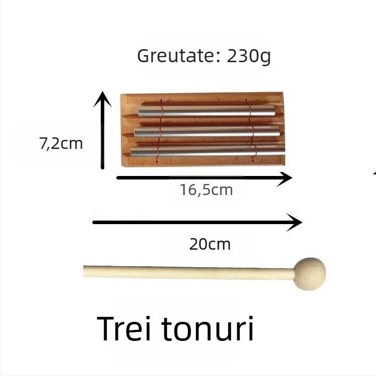Instrument Orff pentru percuție (Material: lemn de frasin și aluminiu; Brand: Longyin; Categorie: instrument de percuție occidental; Ambalare: altul; Vârstă recomandată: 7-14 ani)