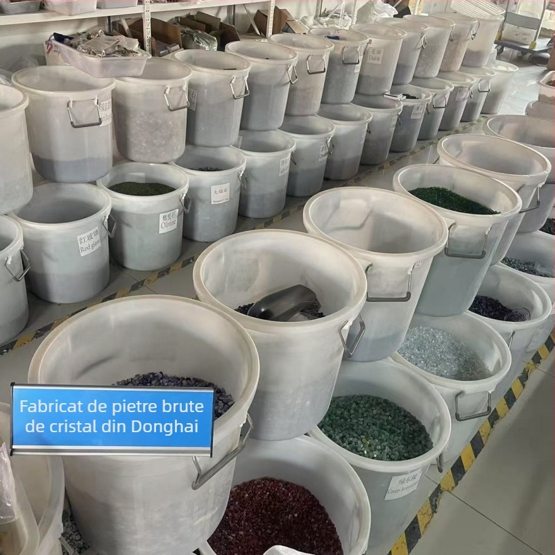 Pietre brute din cristal, netăiate, forme neregulate, pietre pentru difuzor