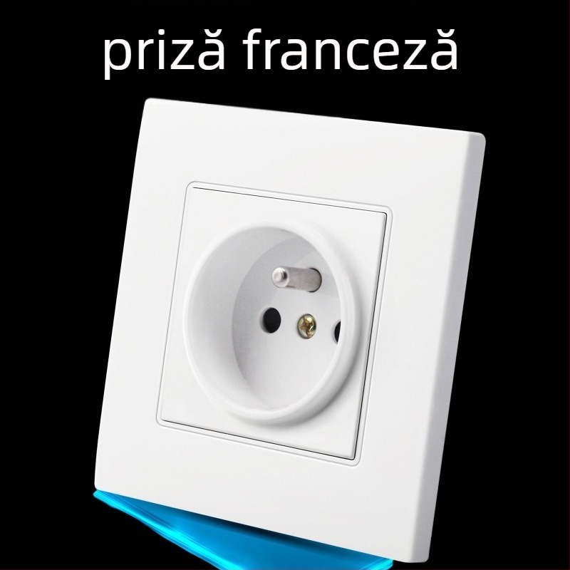AOBA priză de perete în stil francez, 16A, panou tip 86, standard european